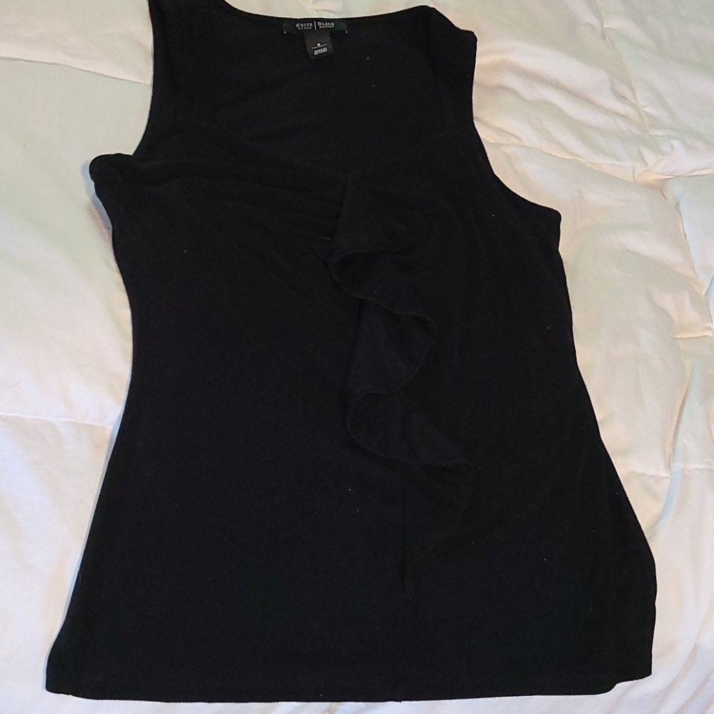 White House/Black Market Tank top with Ruffle